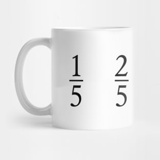 One Fifth, Two Fifth, Red Fifth, Blue Fifth Mug